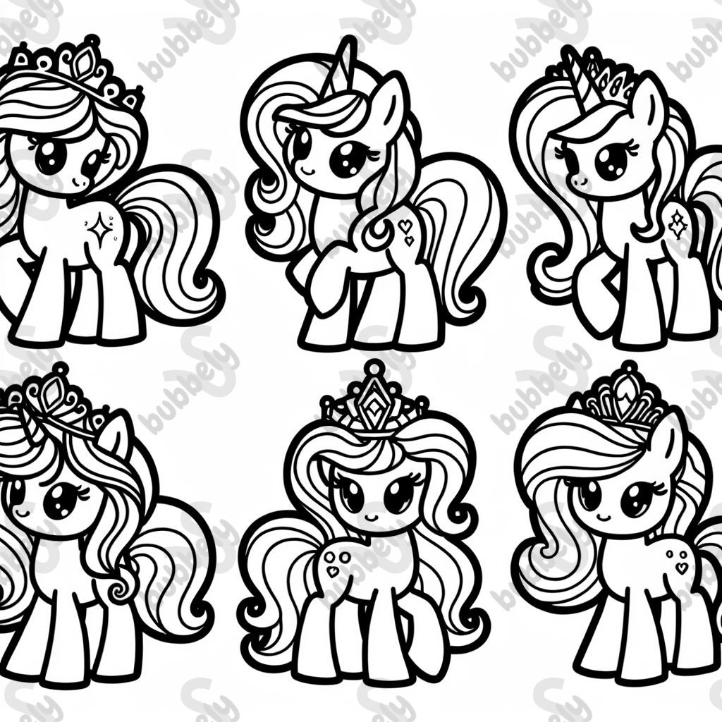 6 pony queens 6 pony queens