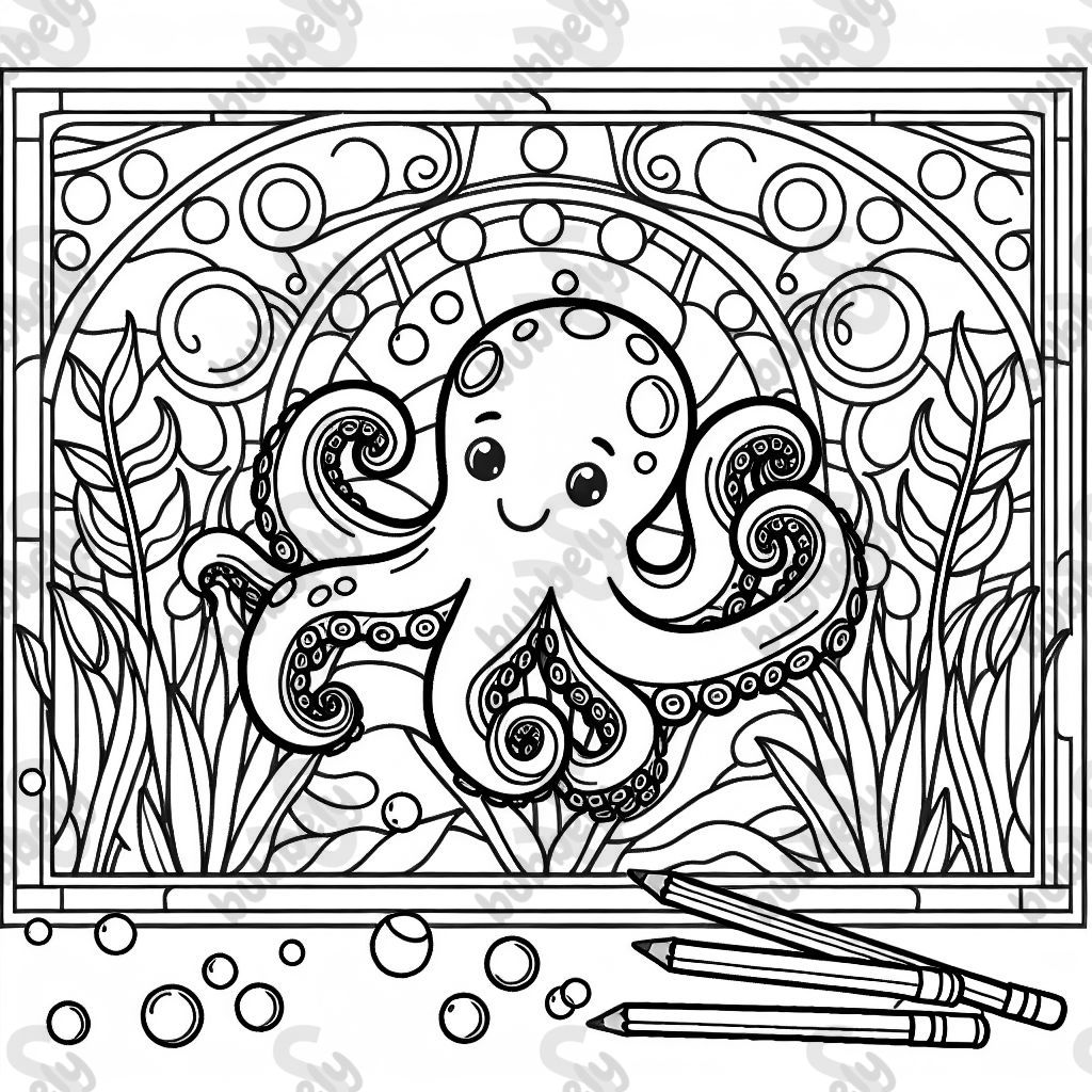 Art nouveau Oktopus 