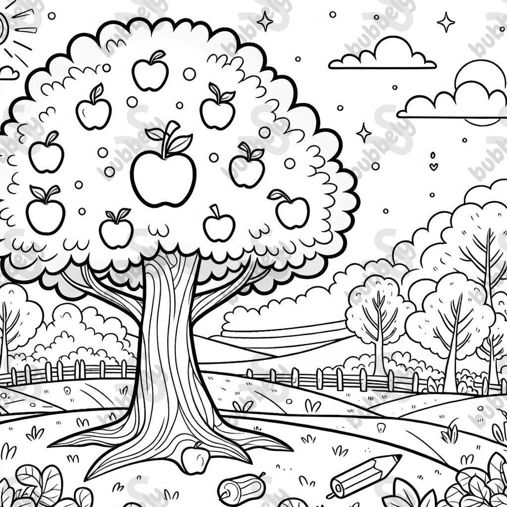 un pommier sur un avion