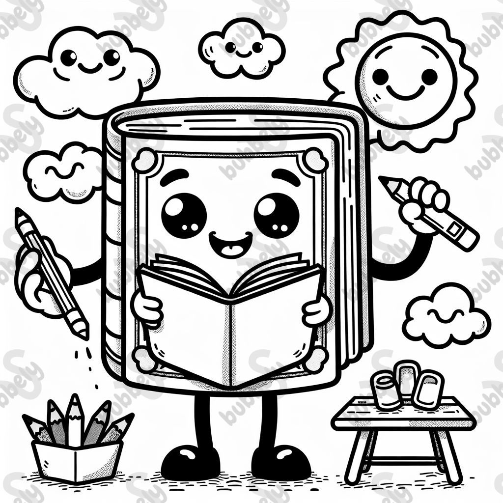 A book reading a book