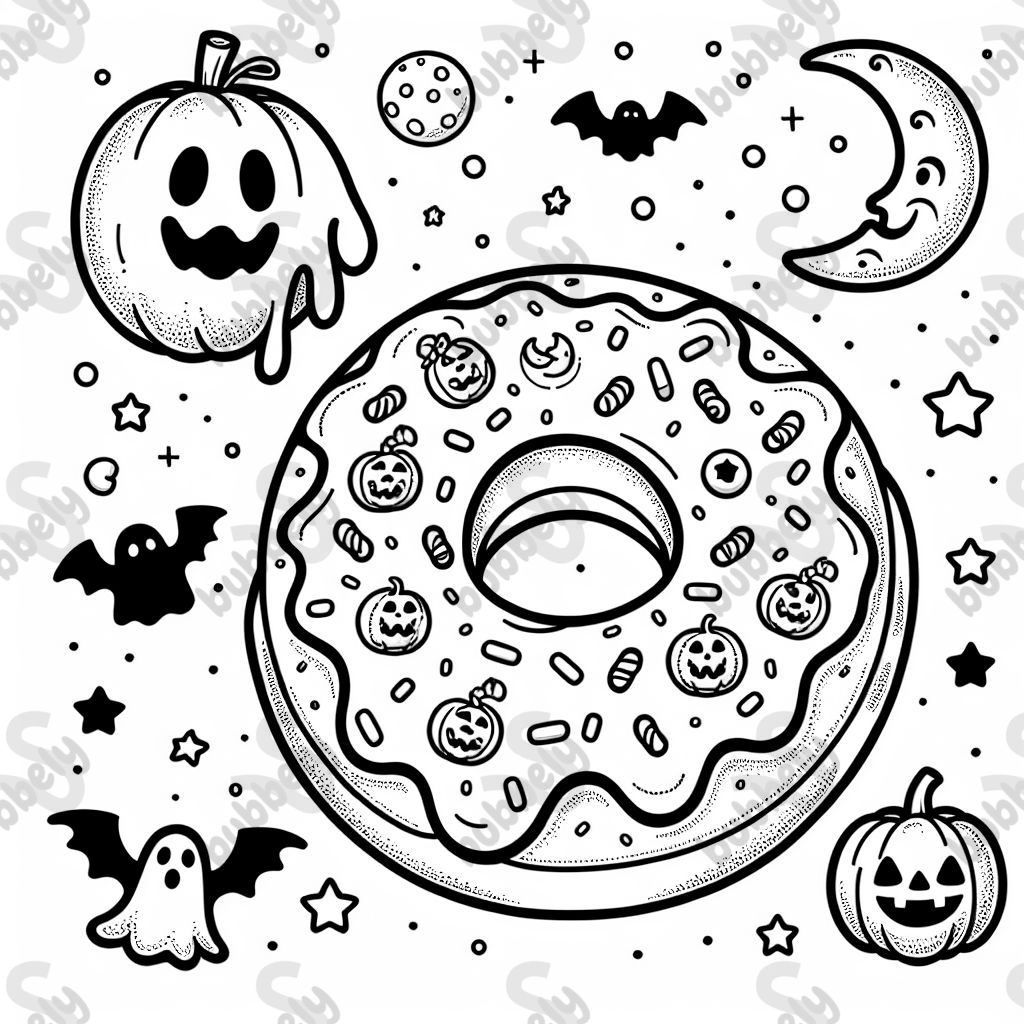 halloween donut