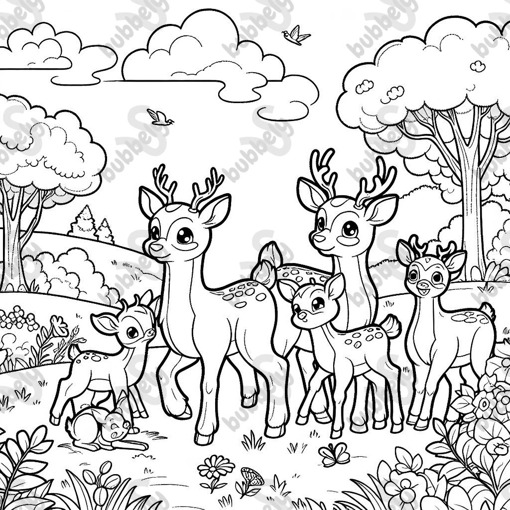 Group of deer