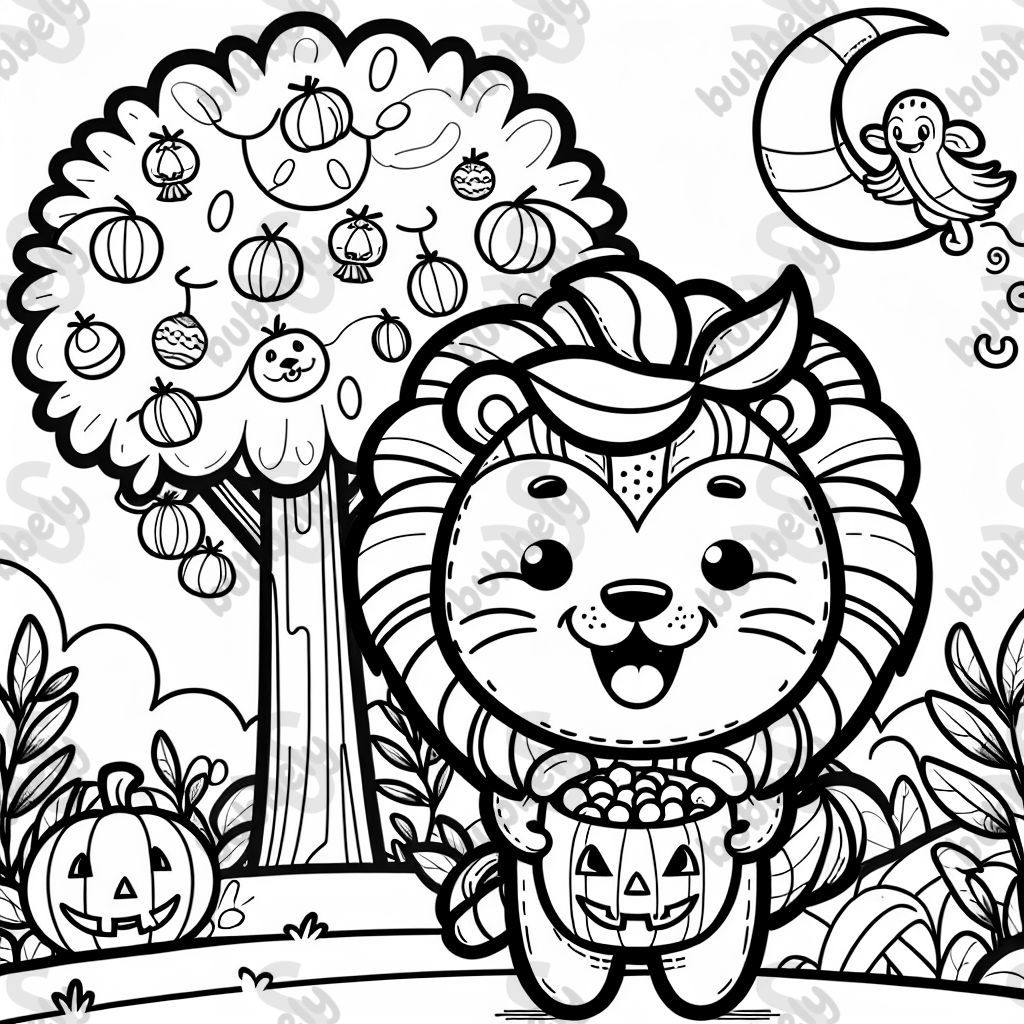 a golden lion tamarind trick or treating