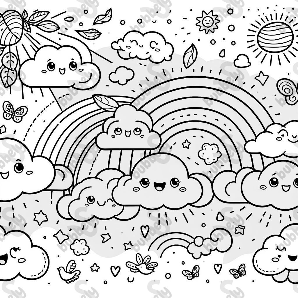 Happy clouds