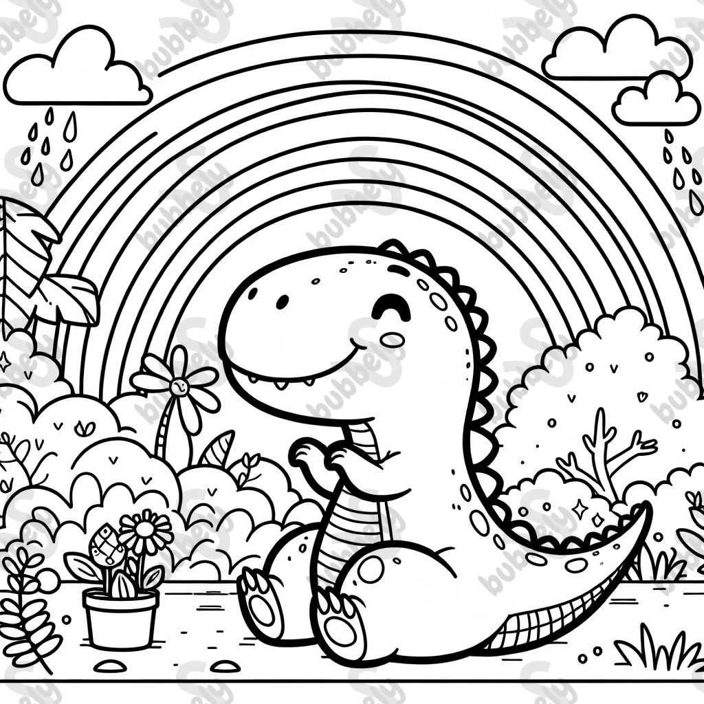 Dino Regenbogen 