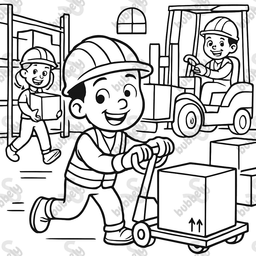 a warehouse crew a warehouse crew