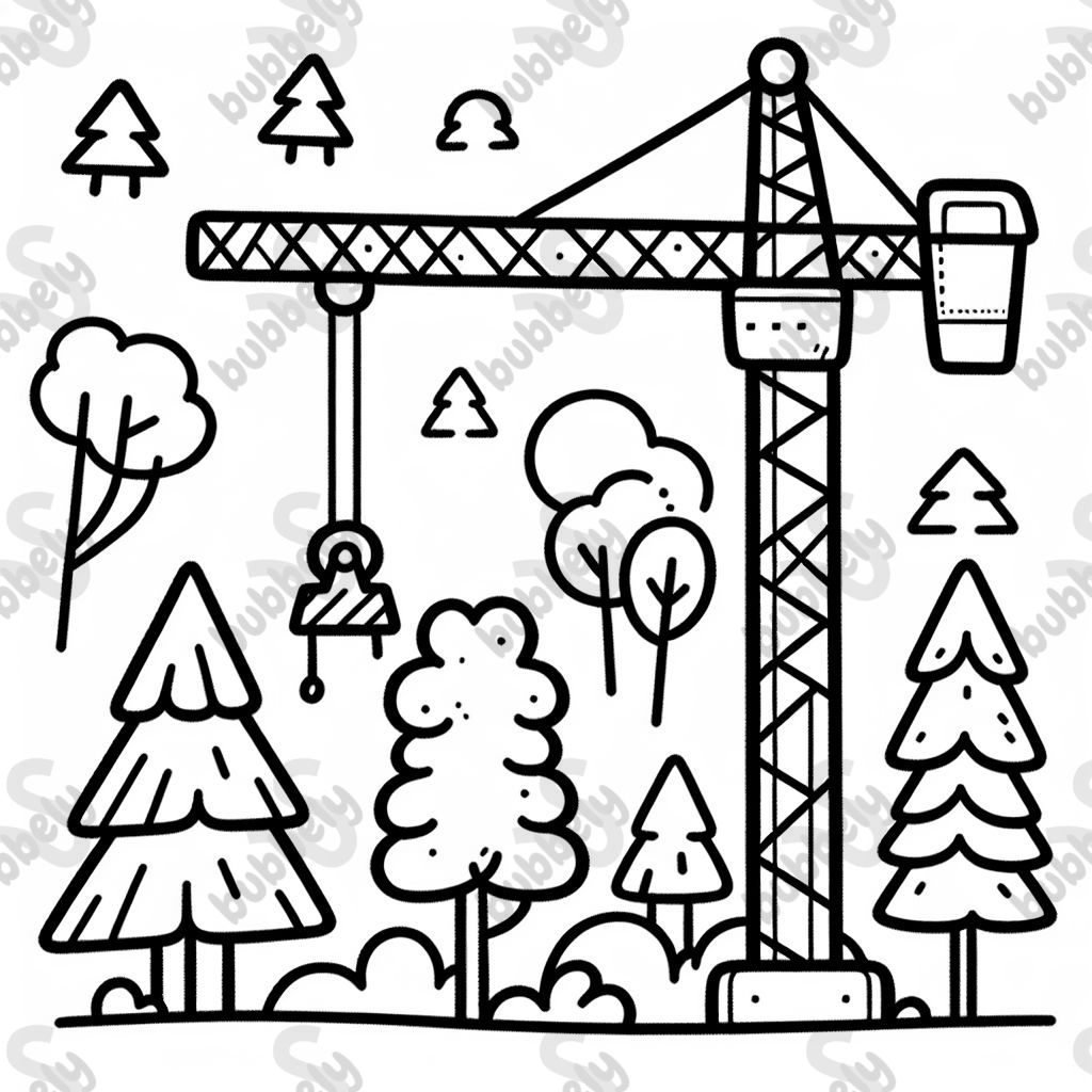 grue de construction arbres grue de construction arbres