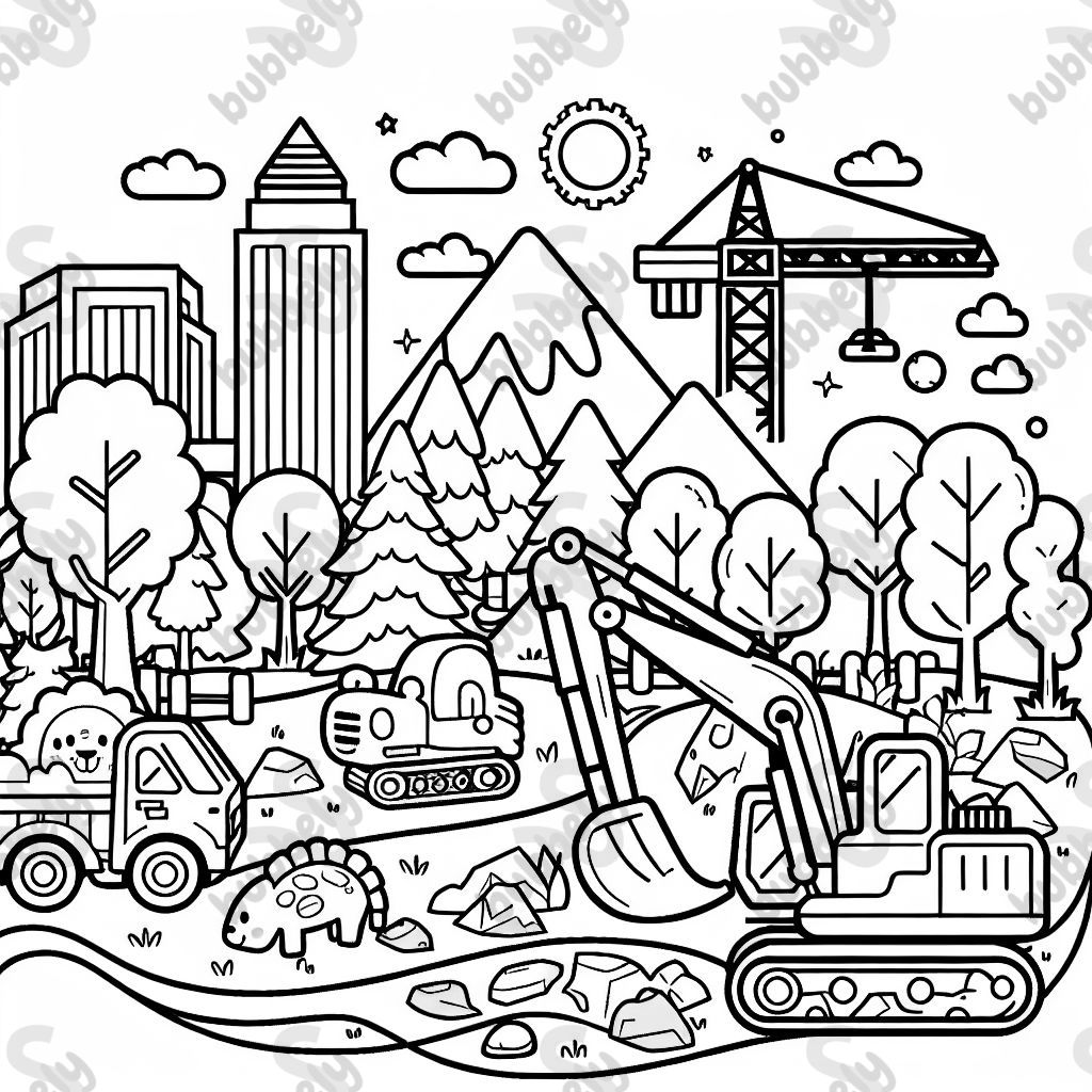 Indiana nature construction site