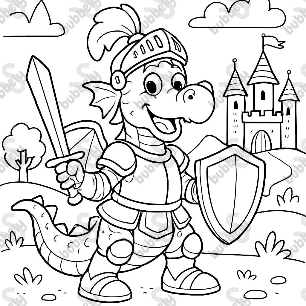 dragon en armure de chevalier dragon en armure de chevalier