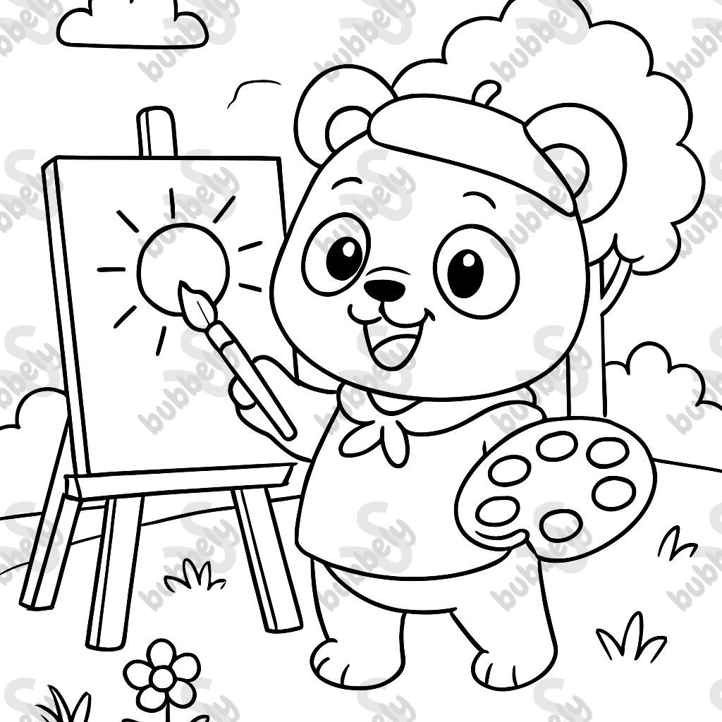 Panda as a Artist