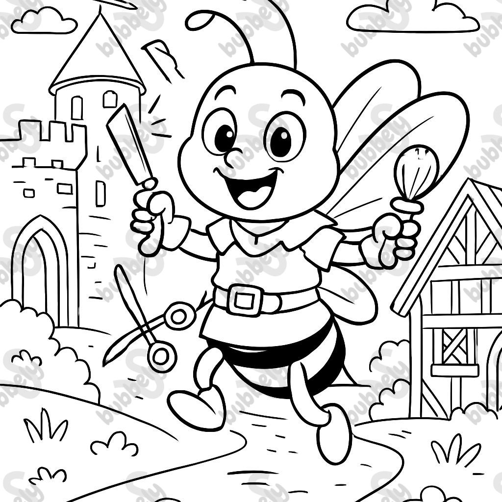 A medieval barber bee