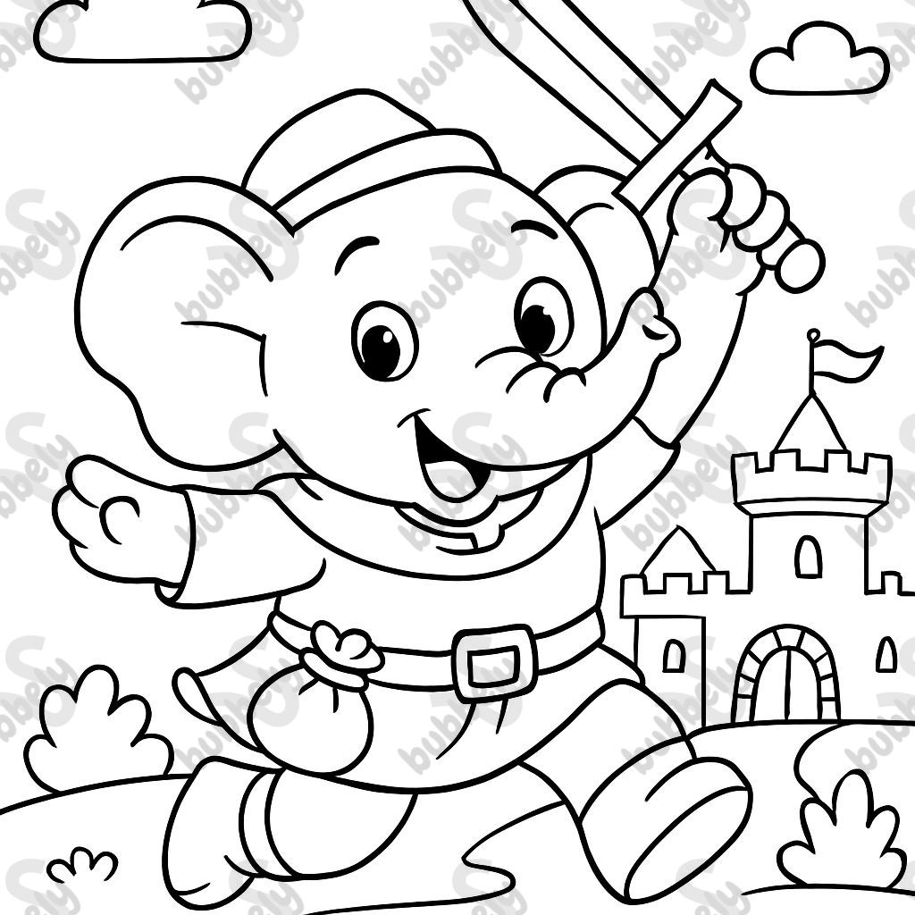 A cute medieval money elephant.