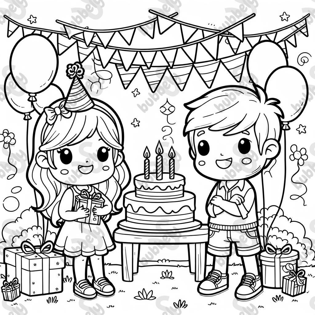 girl and boy birthday