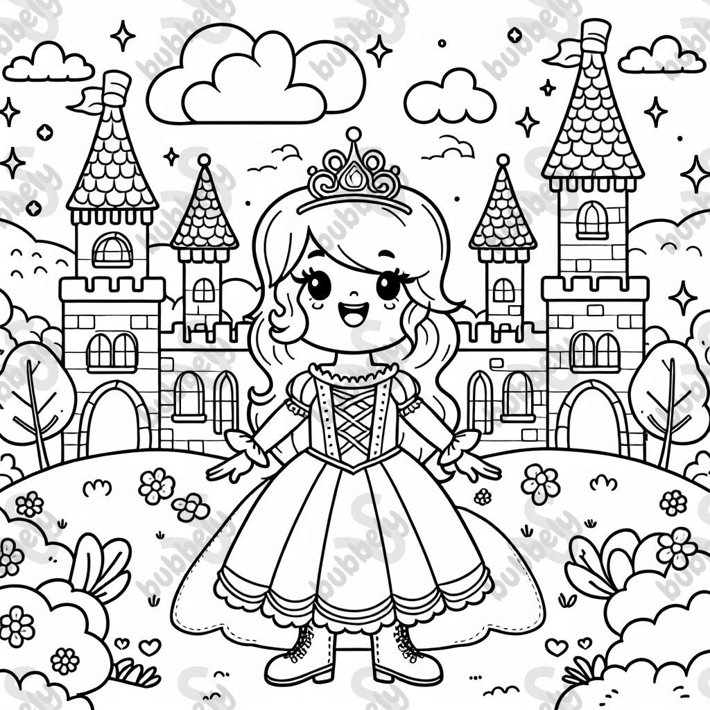 princess with a castle