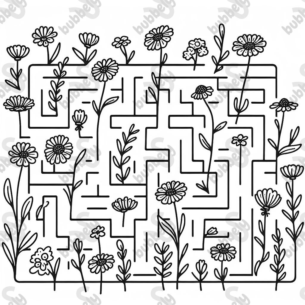 wildflower maze
