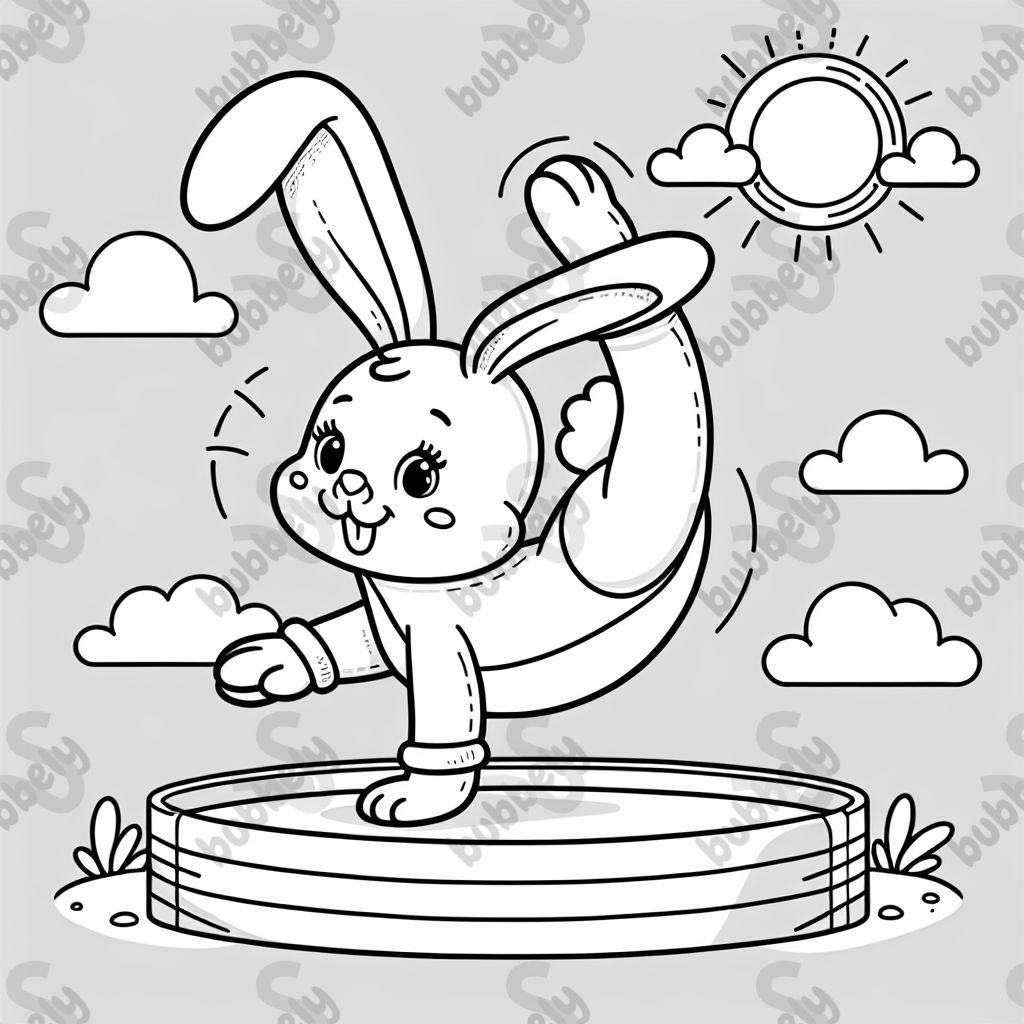 Bunny gymnast 
