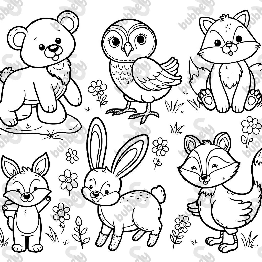 Woodland animals