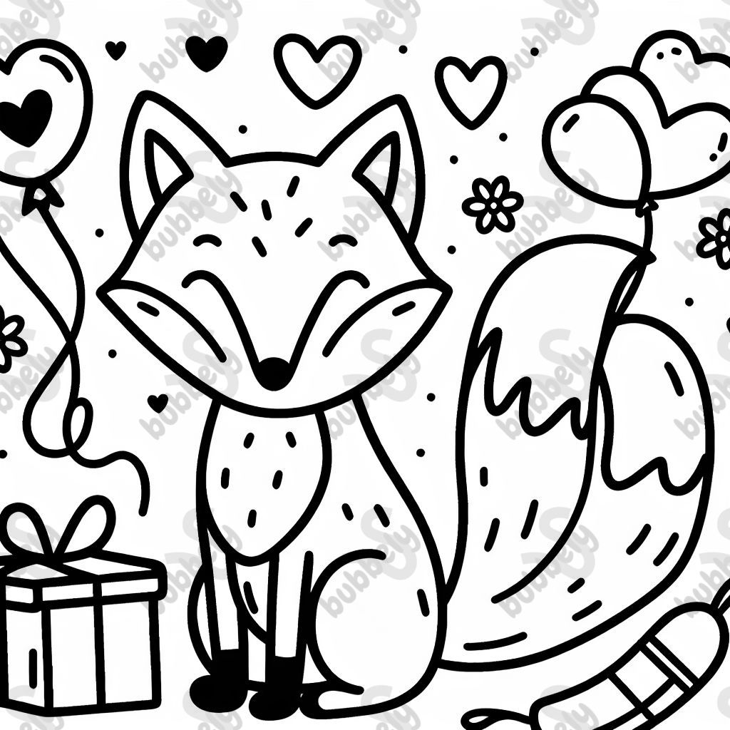 Fox valentines day