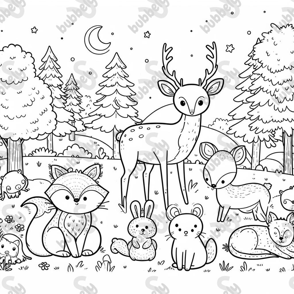Woodland animals