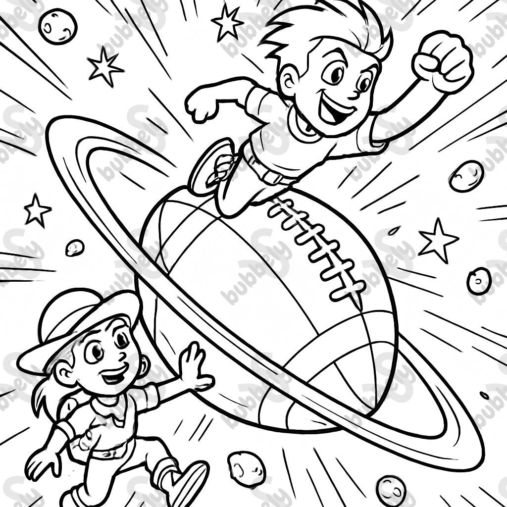 planète en forme de ballon de football