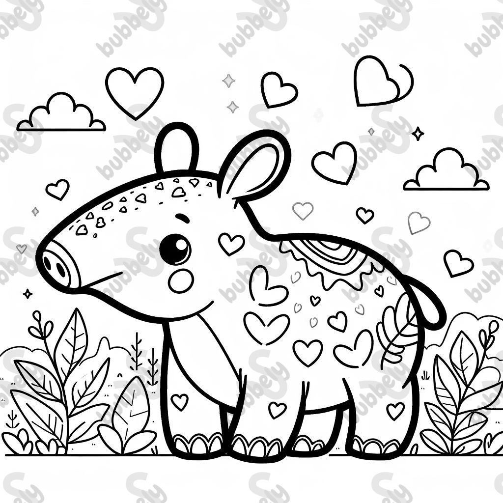 tapir mit herzen
