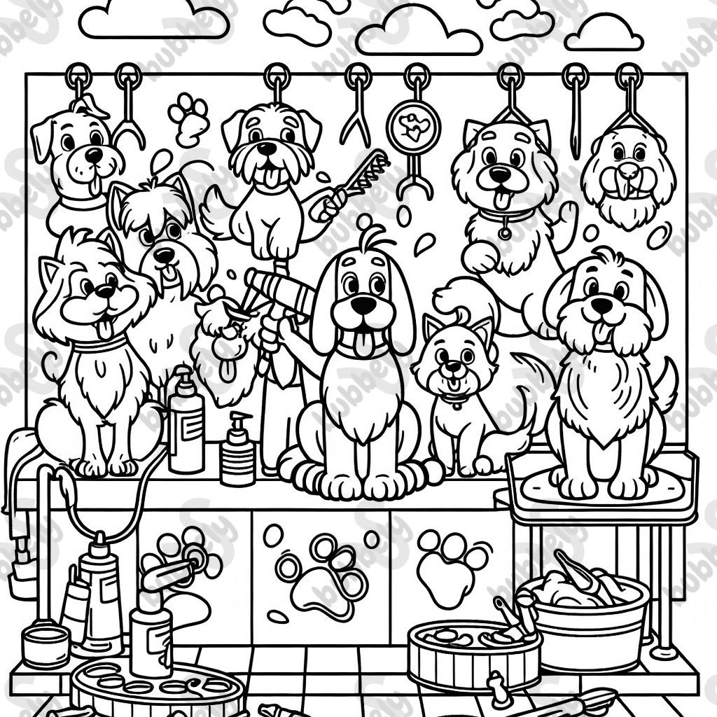 Dog grooming salon