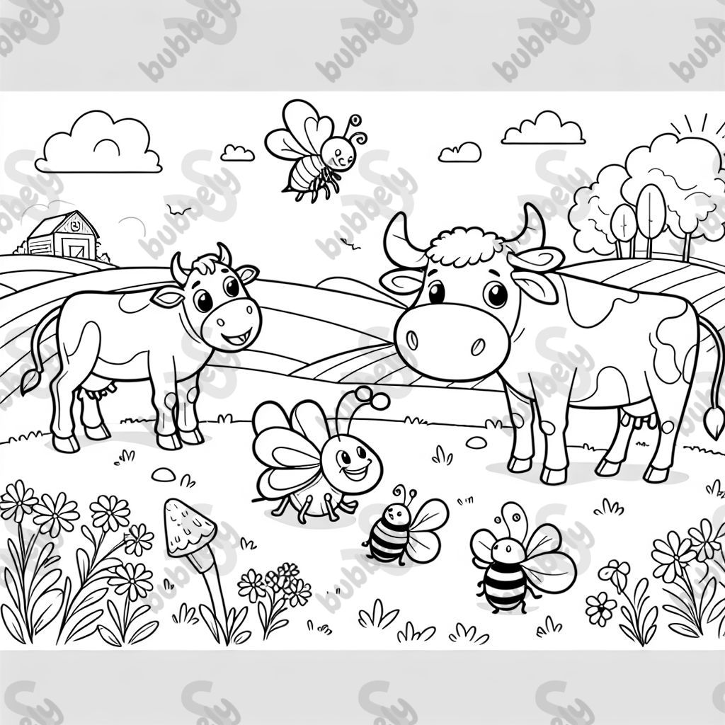 cattle and insects