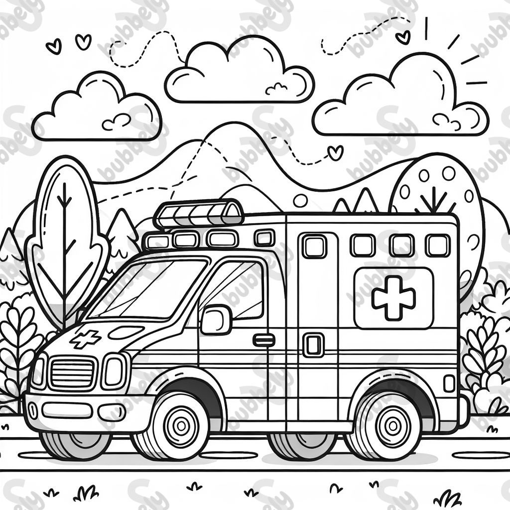 Rettungswagen wenig detailreich