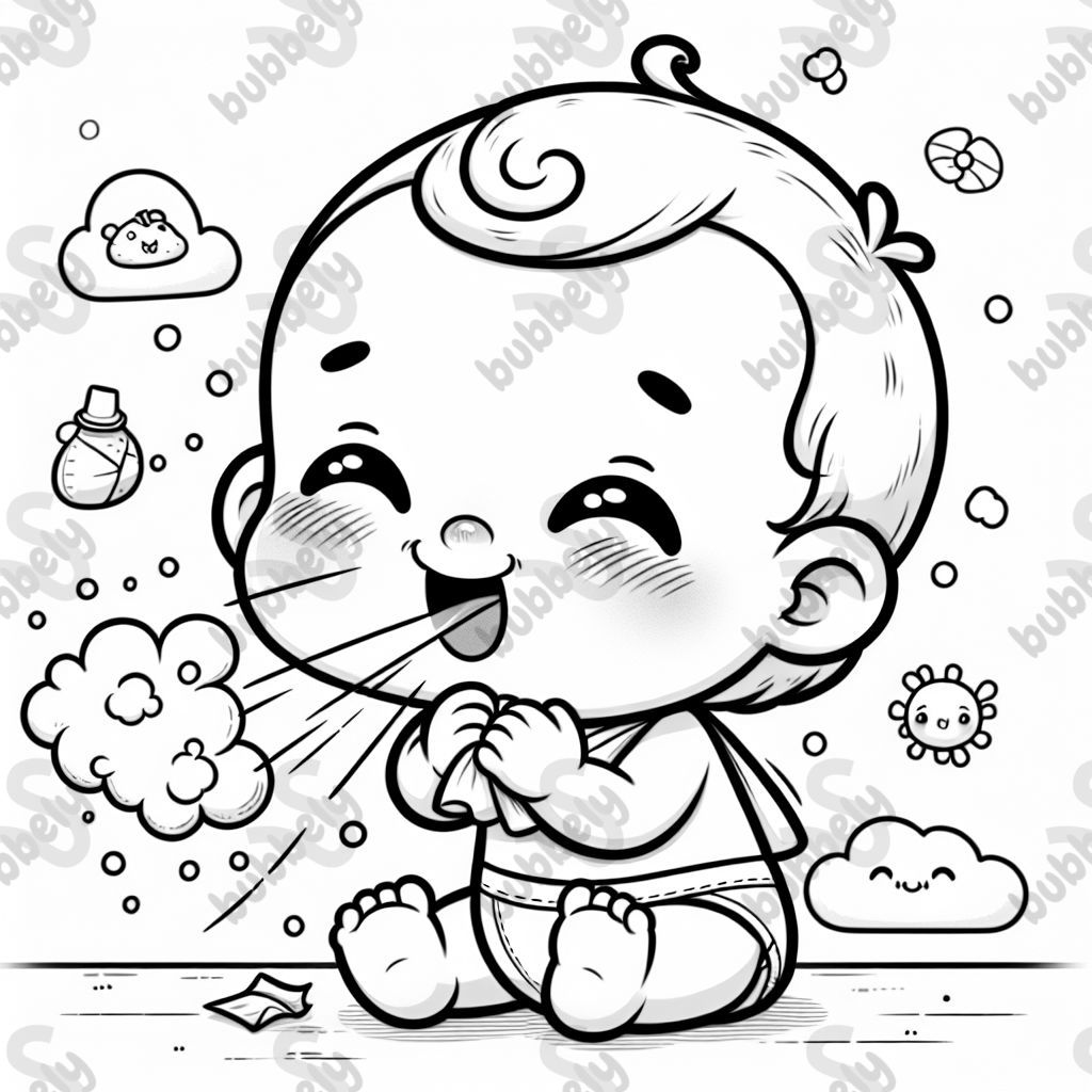 A baby having an allergic reaction 