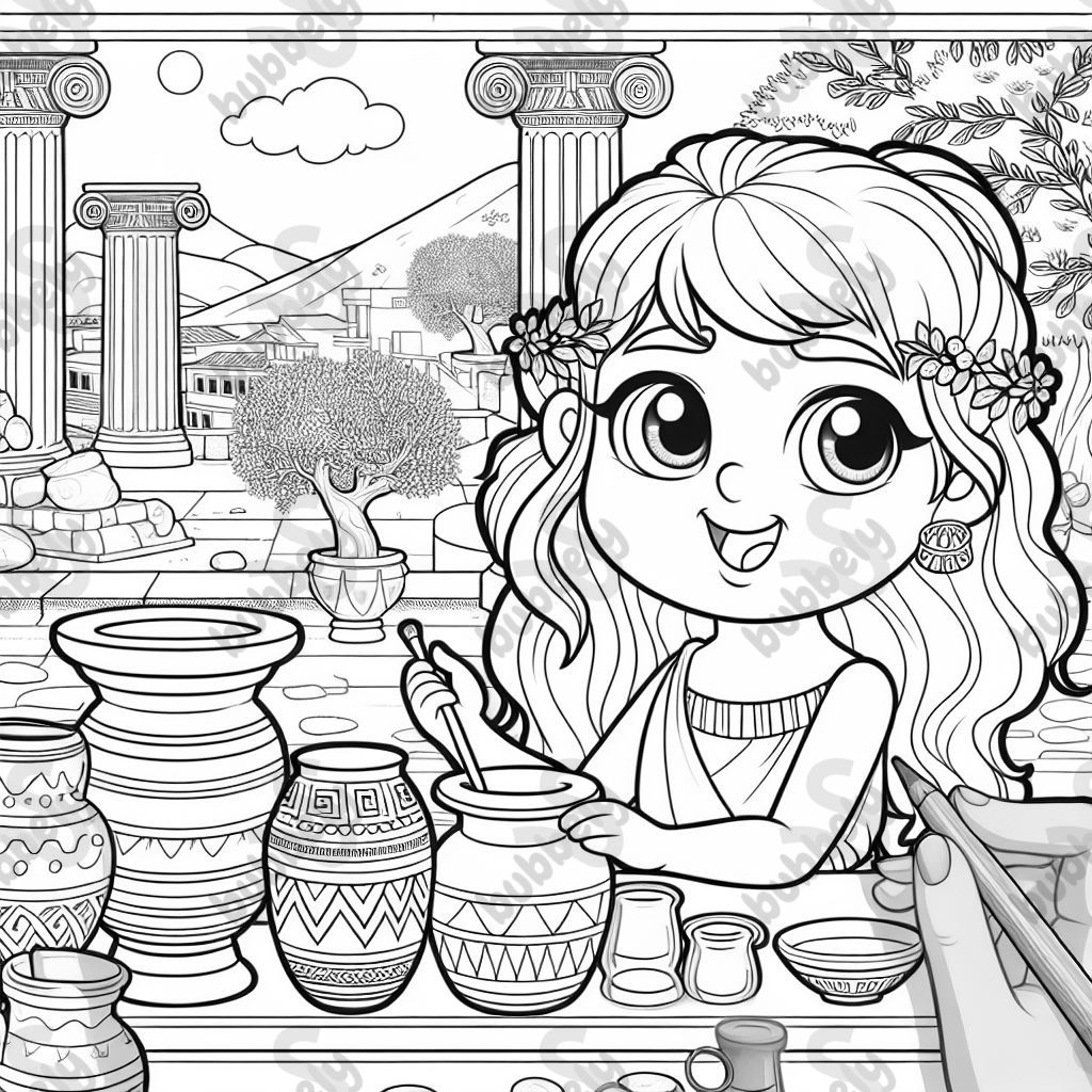 A girl in ancient Athens 