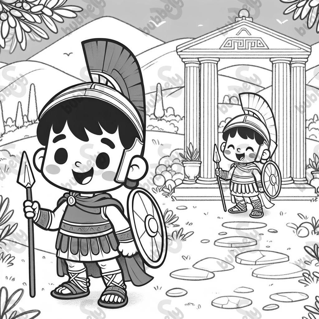 A kid in ancient Sparta 