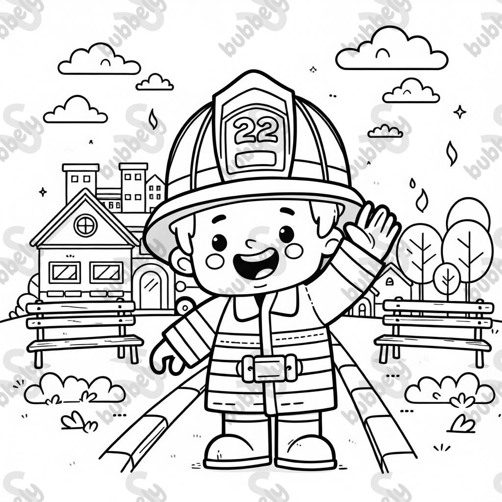 einen Feuerwehrmann der Einheit 22 in Wevelinghoven