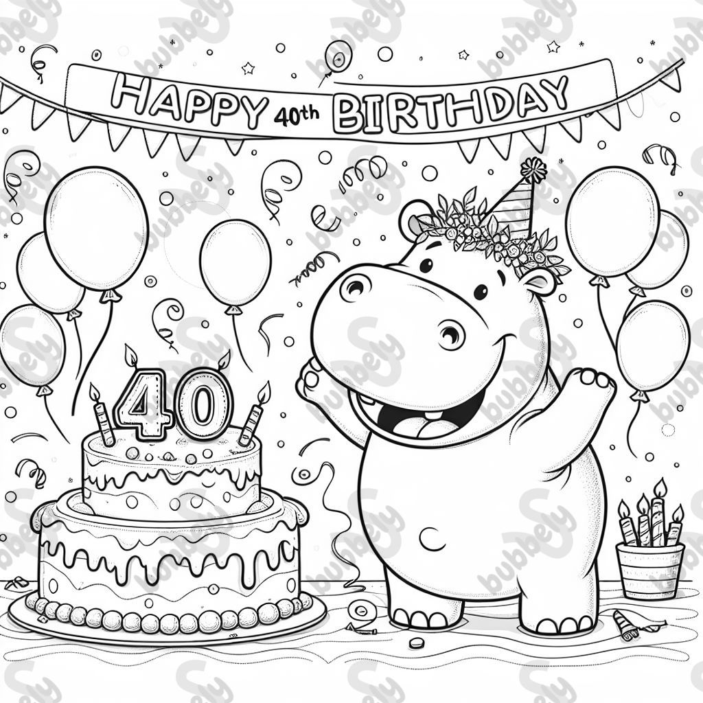 Happy 40th Birthday from Hippo