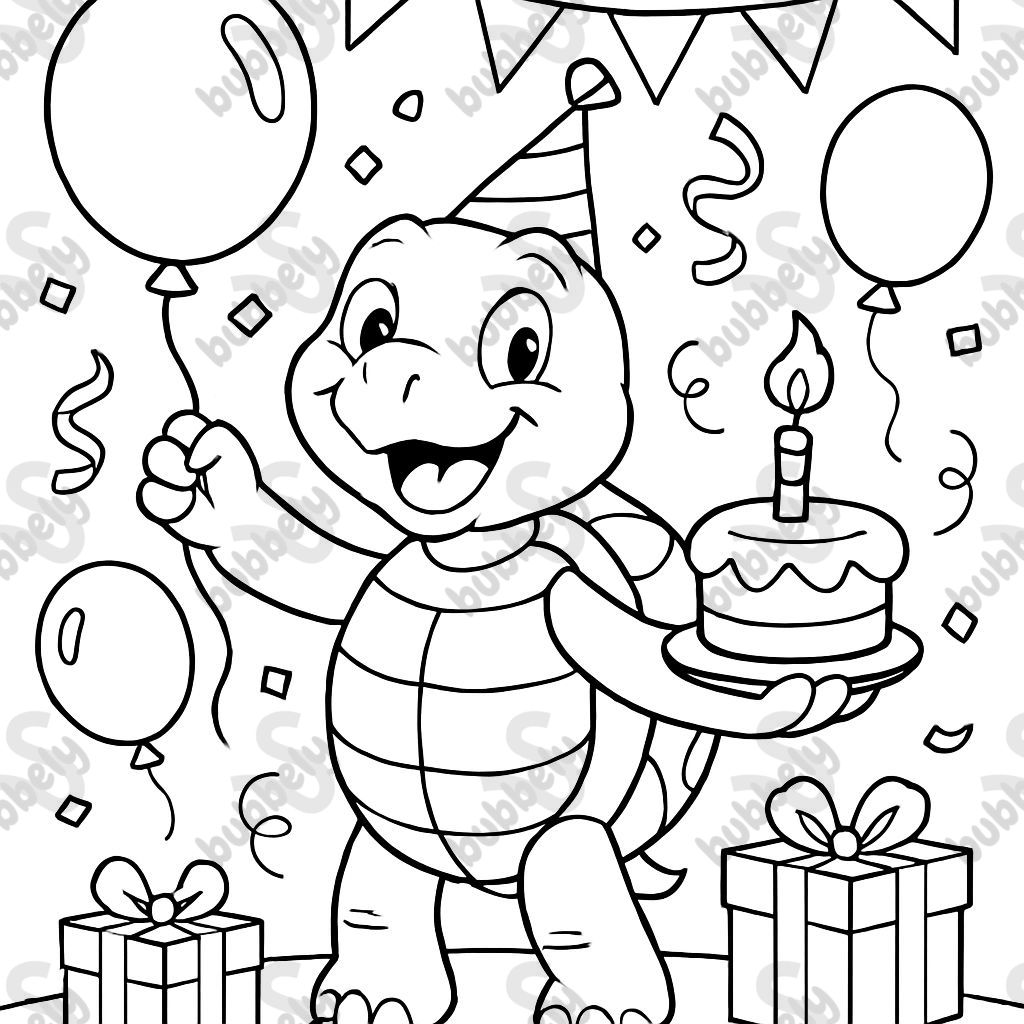 Birthday turtle