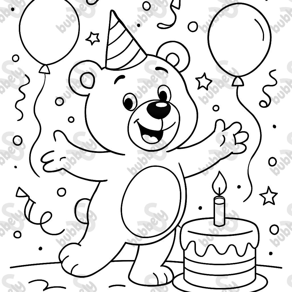 A birthday bear