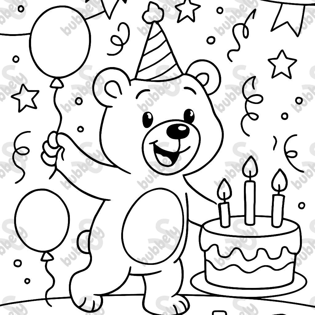 A birthday bear