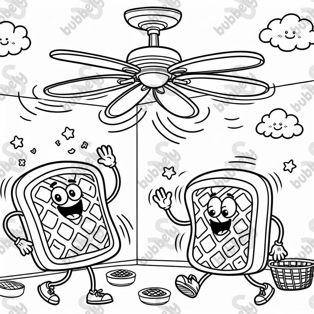 waffles and ceiling fans 