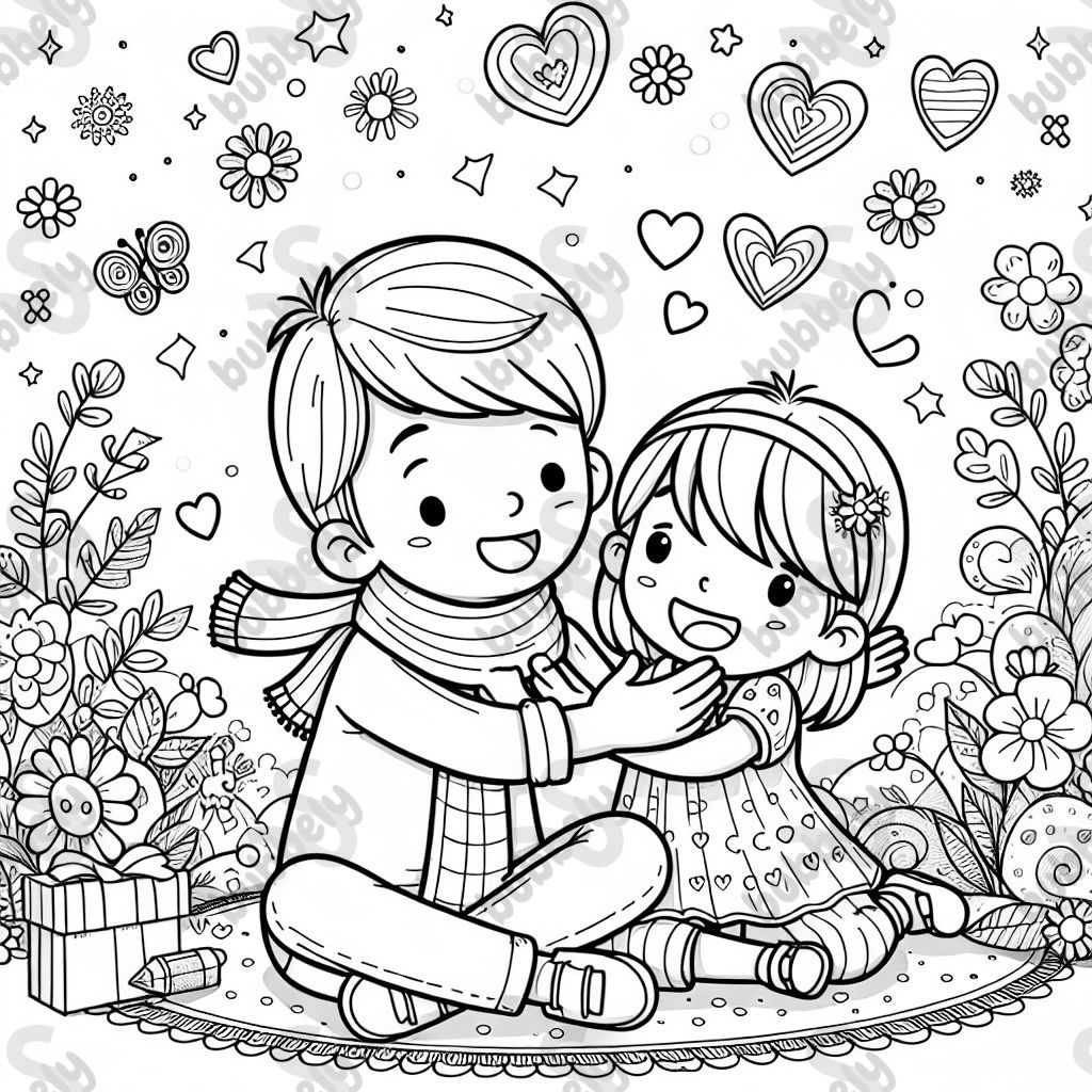 2 kleine Mädels unterschiedlich alt, die ihren Papa ganz doll lieb haben 