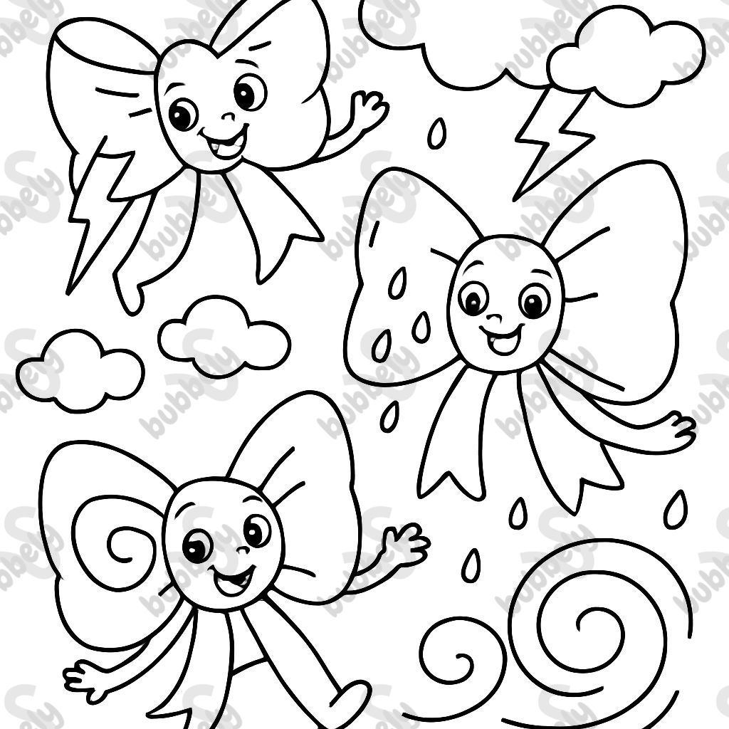 noeuds sur le thème de la tempête