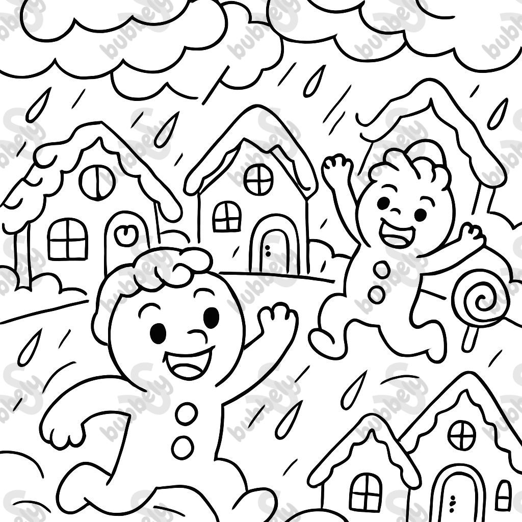 gingerbread storm village