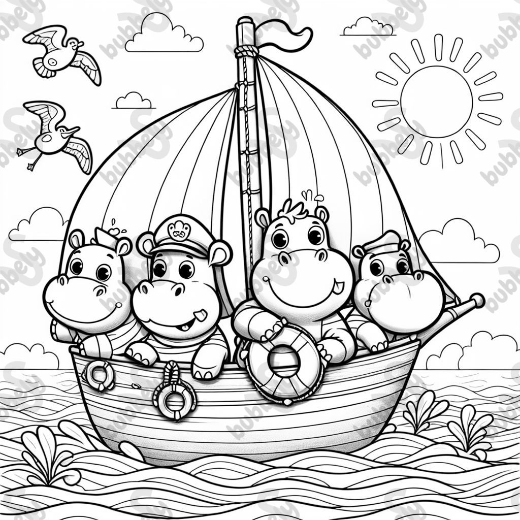 Hippo sailing crew
