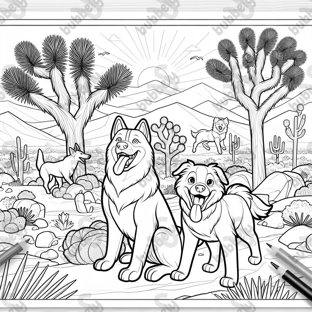 Joshua Tree National Park and dogs.