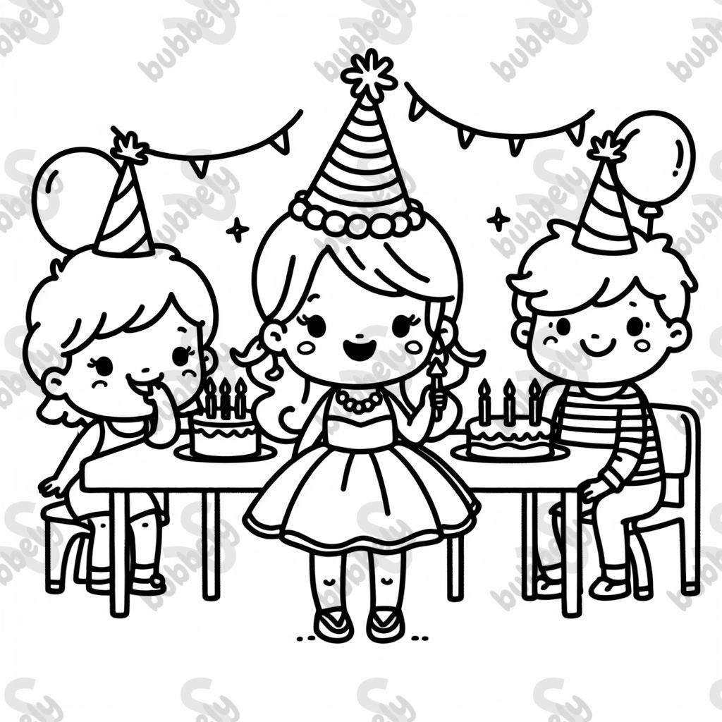 A birthday party A birthday party