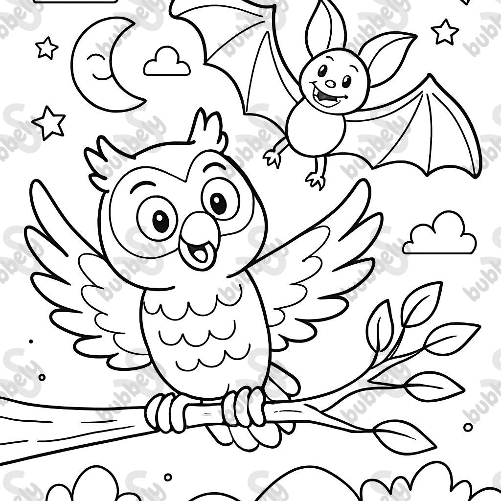 Owl and Bat