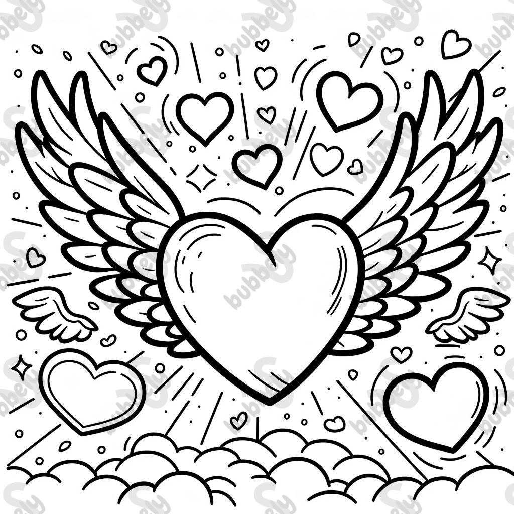 heart with wings
