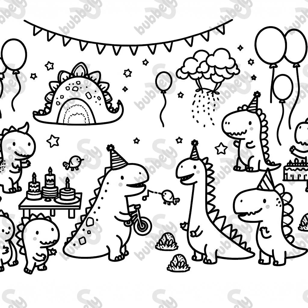 dinoparty mit 12 gästen