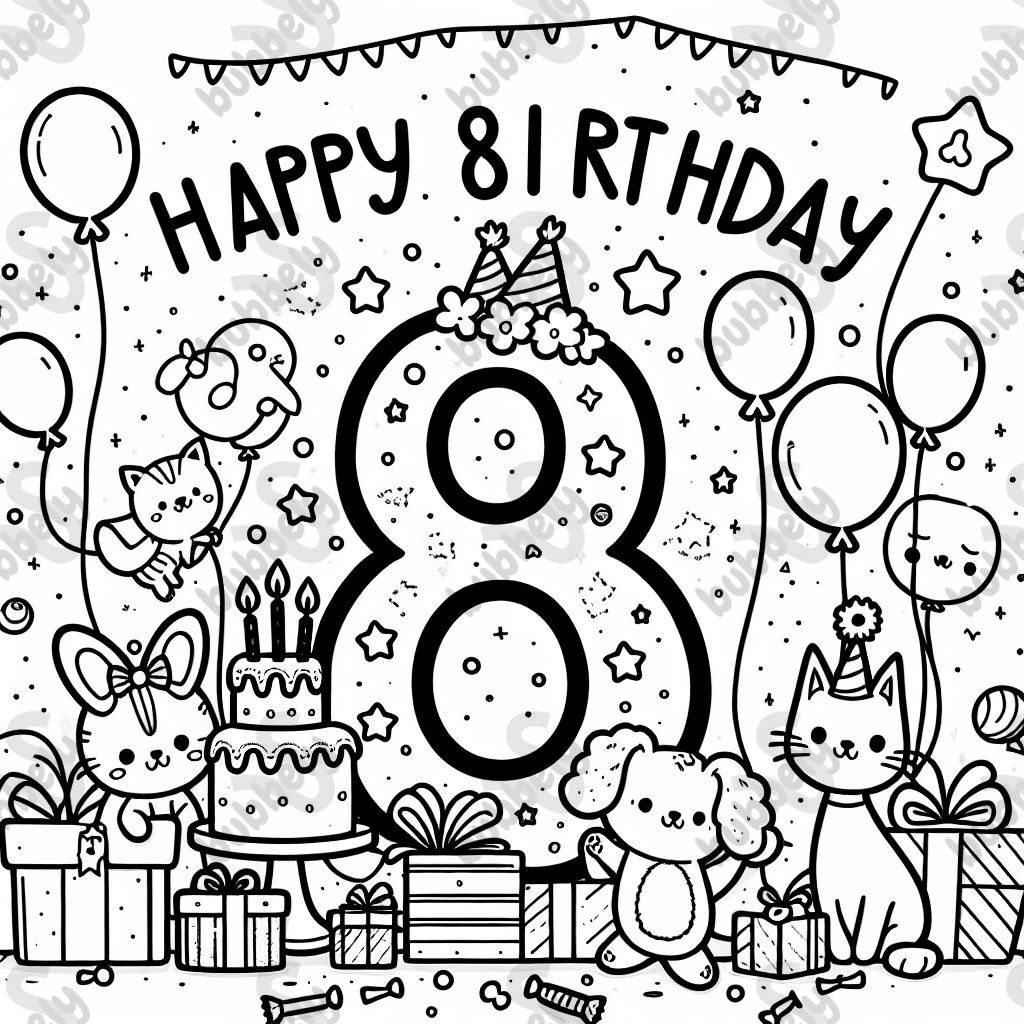 happy 8th birthday picture