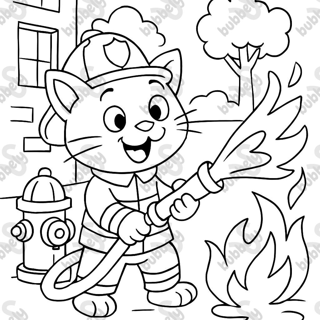 a cat who's a firman