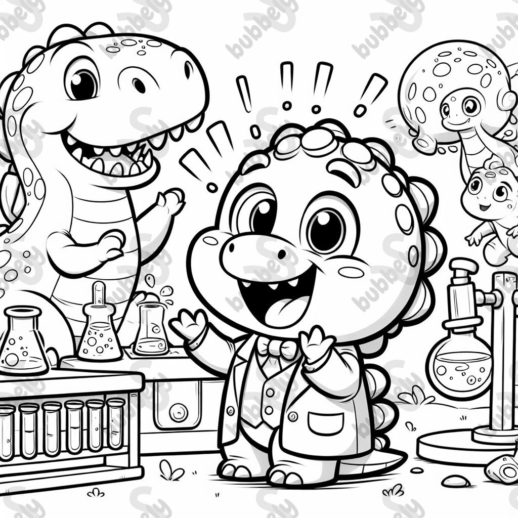 Dinosaur scientist discovering a new species.