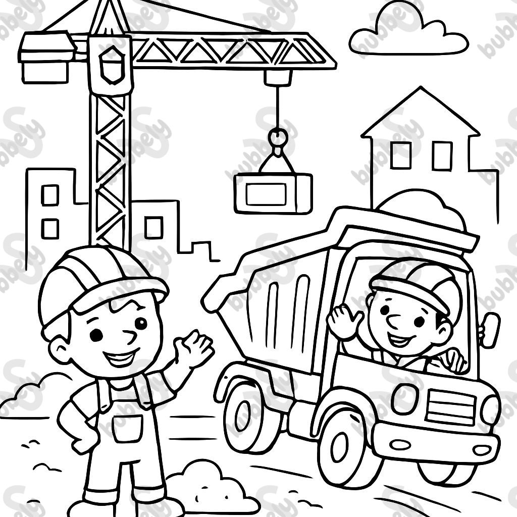 Chantier avec grue Chantier avec grue